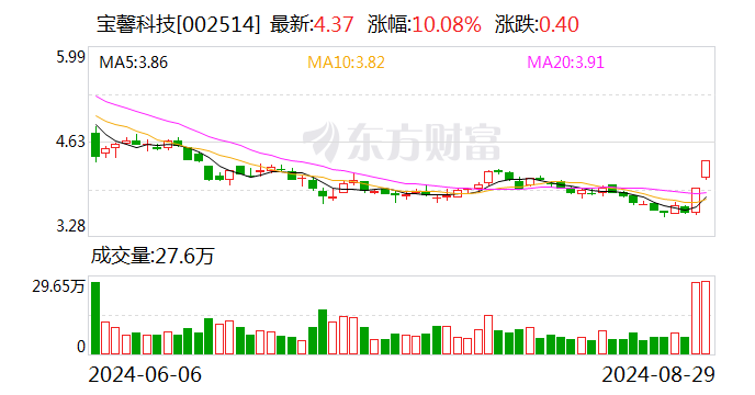 宝馨科技：聘任陈康艳为公司证券事务代表  第1张